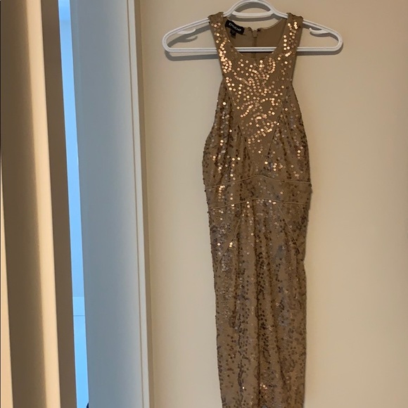 Bebe rose gold dress - Picture 1 of 4